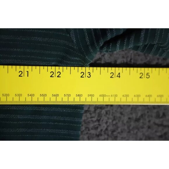 Untuckit Miro Polo Shirt Mens XL Green Striped Spread Collared Logo Embroidered - Picture 7 of 9